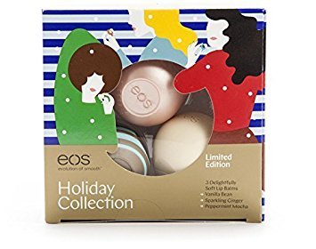 Eos Lip Balm 3pk Sphereholiday Collection 2017 3.875z