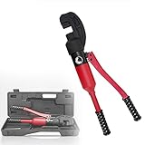 Cortador de barras de refuerzo hidráulico de mano profesional, alicates de corte lateral de 8T / 12T, engarzadora con prensa hidráulica,4-20mm