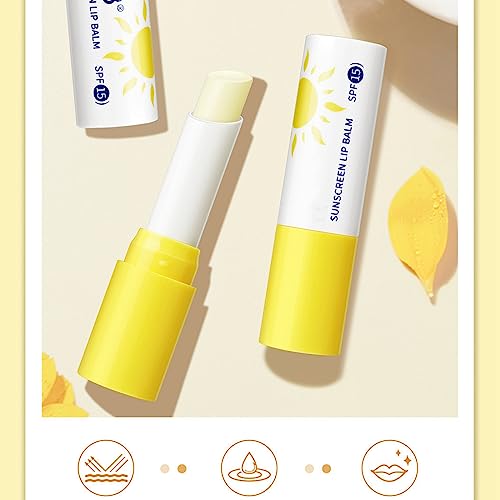 Lip Balm with SPF 15, Lip Care Lip Protection from Broad Spectrum UVA and UVB Rays,Vegan and Cruelty Free - Image 8