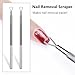 Hintyne 2Pcs Scratch Off Tool, Stainless Steel Lottery Ticket Scratcher Tool with Comfortable Grip, Multi-Function Nail Art Supplies for Gift
