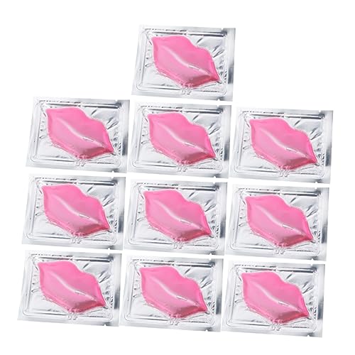 Mikikit 15piezas Almohadillas De Gel De Colágeno Para Labios Hidratantes y Exfoliantes Unidades Cuidados Para Labios Secos y Agrietados Nutritivo Para Mujeres y Niñas
