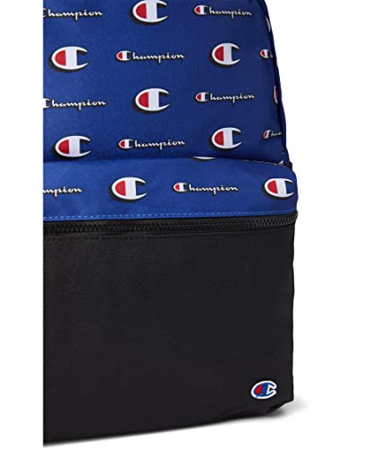 Image of Champion Forever Champ The Manuscript Backpack Blue /Red /White One Size