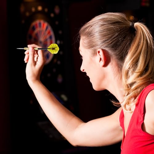 LDERFIV 12 Stück Dartpfeile Metallspitze Dart Pfeile Steel Darts Flights Steeldarts Steel Dartpfeile Steeldart Pfeile Dartpfeile Profi Dartpfeile Set 14 Gramm für Anfänger und Hobbyisten
