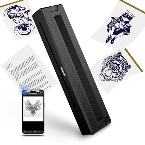 INKLESSPRINT Tattoo Stencil Printer, Wireless Portable Tattoo Printer, Bluetooth Tattoo Transfer...