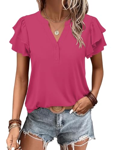 Haut Femme Chic et Elegant : T-Shirt Manches Courtes Idéal pour vos Sorties Citadines