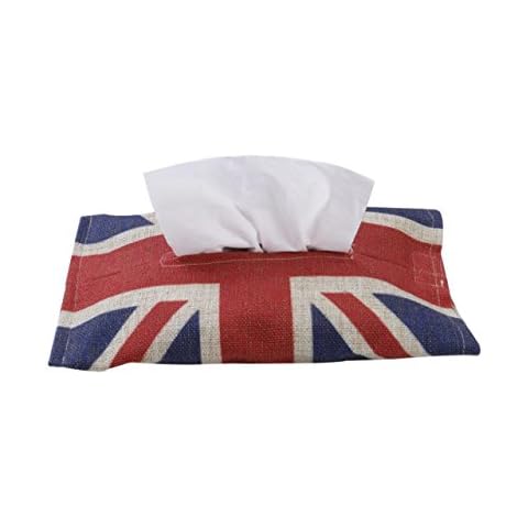 Komonee Union Jack Tissue Dispenser for Events Cover