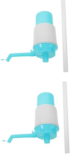Miniatura 10 de jojofuny Bomba de absorción de agua a presión manual para botella de 1 galón, material Pp, fácil de llevar, beber saludable