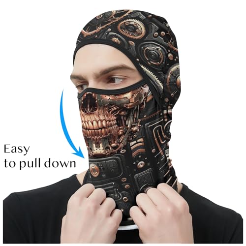 Image of Obacle Balaclava Face Mask Men Women for Sun Protection Motorcycle Fishing Raves