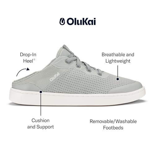 Image of OluKai Kahakai Women's Waterproof Leather Athletic Sneakers