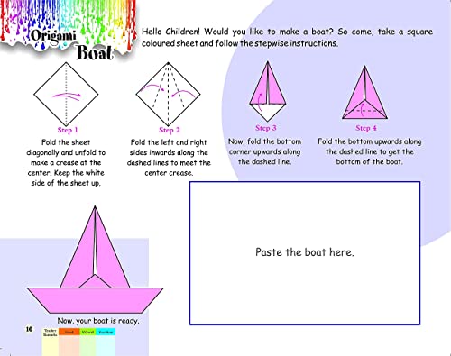 GIKSO Art and Craft A – Activity Book for Kids Age 3-6 Years Old (English) - Reprinted 2024