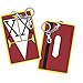ALTcompluser Anime Hunter x Hunter License Card Portachiavi con custodia per carte, cartellino da cacciatore, regalo per fan (2 stelle)