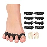AGARES Toe Spacers (8-piece set)|bunions correction women|toe spacers for men|Toe Brace, Reduce Foot