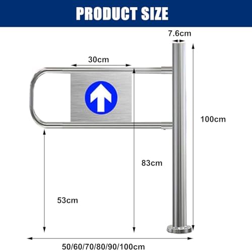 Sa Swing Doors for Kitchen & Shop Entry, 90x100cm Right-Hand Design, Ideal for Pubs, Cafes, Corridors & Stairs, Durable Counter Partition Door
