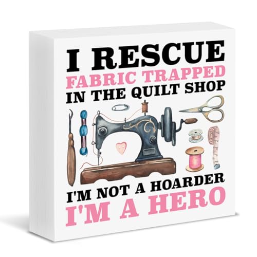 Funny Wood Block Sign
