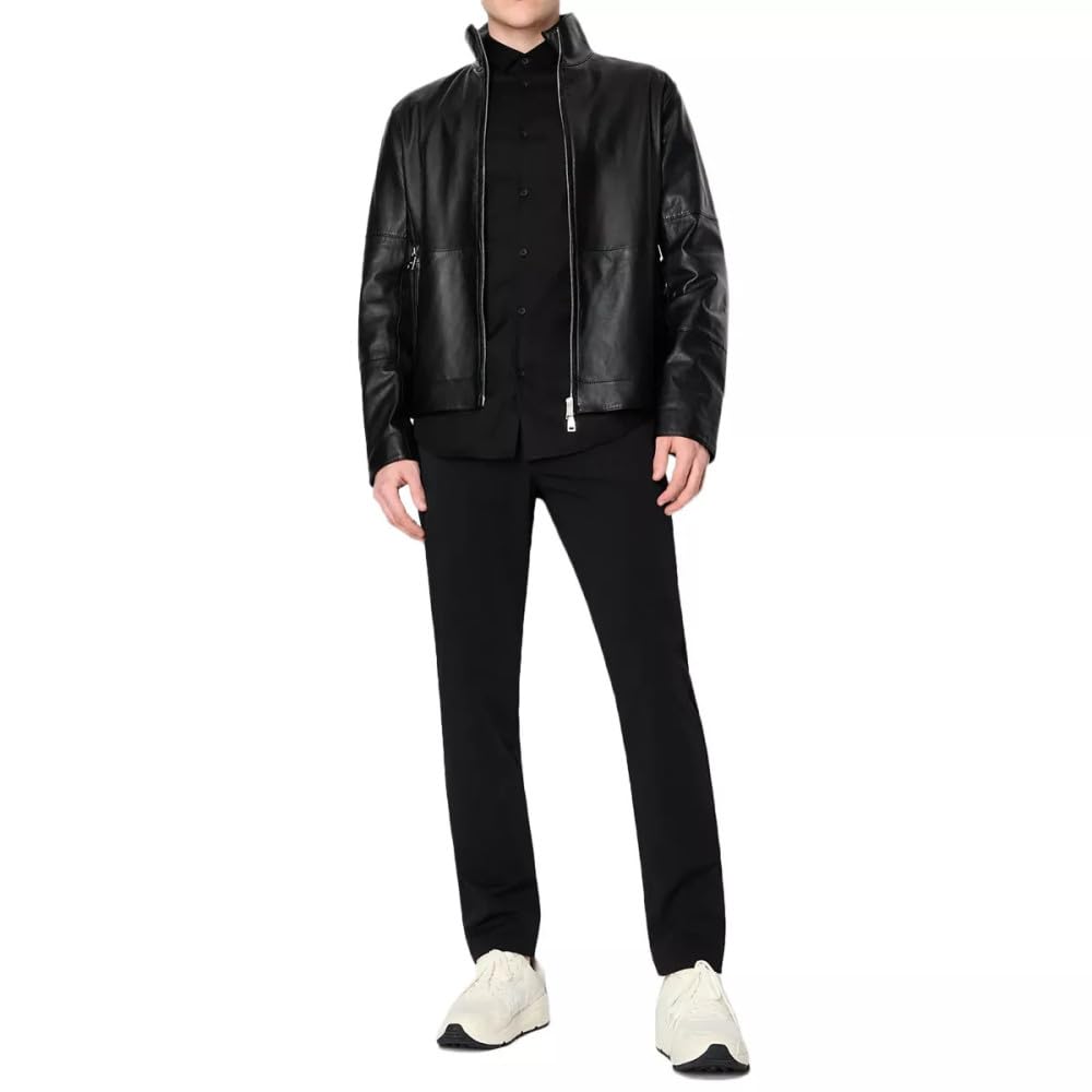 Armani Exchange Koszulka Mężczyźni Koszulka Z Długim Rękawem Ultra Stretch Lyocell Button Down. Slim Fit.