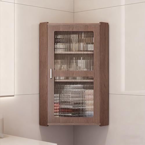 Wall Cabinet with Doors, Kitchen Wall Cabinets Storage, Wall Mounted
