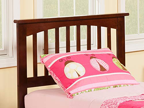 Afi Mission Headboard, Twin, Walnut #TOP1