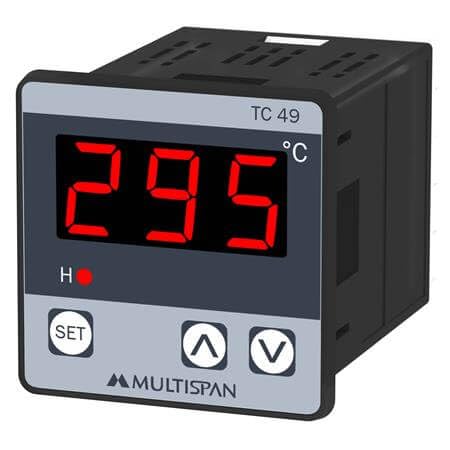 Digital Temperature Controller Single Display | Multispan TC-49 Heat & Cooling Control, LED Display, High Accuracy Thermostat for Industrial & Commercial Use-image-4