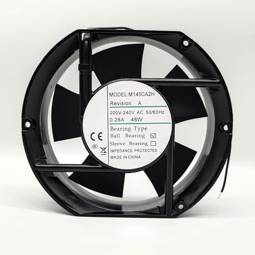 M145CA2H AC 200/240V 0.28A 172x172x51mm 2-Wire Chassis Inverter Cooler Fan