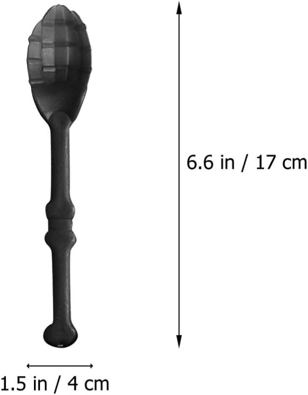 NUOBESTY 6PCS Halloween Skeleton Silverware Set Plastic Skull Cutlery Forks Spoons Halloween Party Utensils Supplies for Kitchen Dining Bar Orange Black