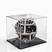 Acrylic Lego 75159 Death Star Display Case, Dust Proof Transparent Display Case, Gift for Lego Enthusiasts, Customizable (Model Kit Not Included) (Black)