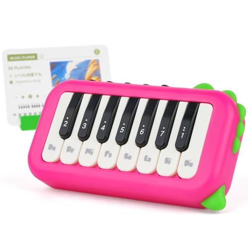 HOTUT Teclado de Música Electrónico Portátil, Piano Mini para Niños con Luces Musicales