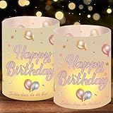Facile à utiliser : l'abat-jour de décoration de table Happy Birthday est facile à monter, il suffit de verrouiller correctement le clip d'abat-jour, et il peut être facilement démonté et réutilisé.