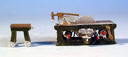 Langley Models Heavy Duty Circular Saw Bench OO Scale UNPAINTED Model Kit G169a