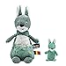 Les Déglingos - Peluche de Allezou el canguro verde – La mamá y su bebé – Peluche ideal desde el nacimiento – Idea de regalo para nacimiento – Peluche muy suave – Ptipotos by Les Déglingos