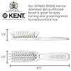 Kent-AH10W-Airhedz-Pro-Narrow-Pin-Hair-Brush-Fat-Pin-White-for-Detangling-and-Grooming Kent AH10W Airhedz Pro Narrow Pin Hair Brush (Fat Pin, White) - for Detangling and Grooming