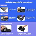 JNHEST Travel Seat Cushion, 3D Inflatable Seat Cushion for Long Flights, Portable Airplane Seat Travel Cushion, 49 airbags for Office Chairs & Wheelchair, Ergonomically Comfortable Pressure Relief. - Image 5