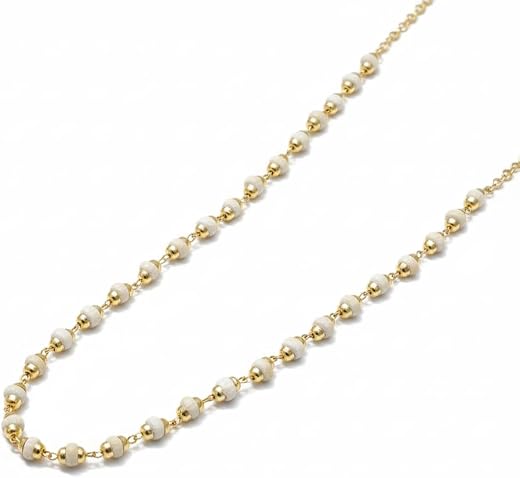 Gold Plated Tulsi Mala 54 Beads | Original Tulsi Japa Mala for Puja, Chanting &amp; Meditation | Certificate of Authenticity |...