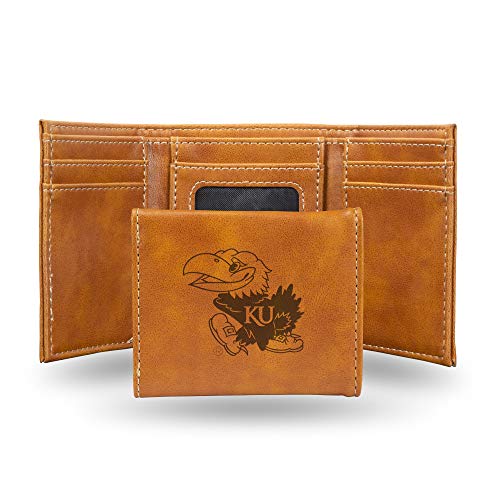 Image of Rico Industries NCAA Laser Engraved Trifold Laser Engraved Tri-Fold Wallet - Men's Accessory