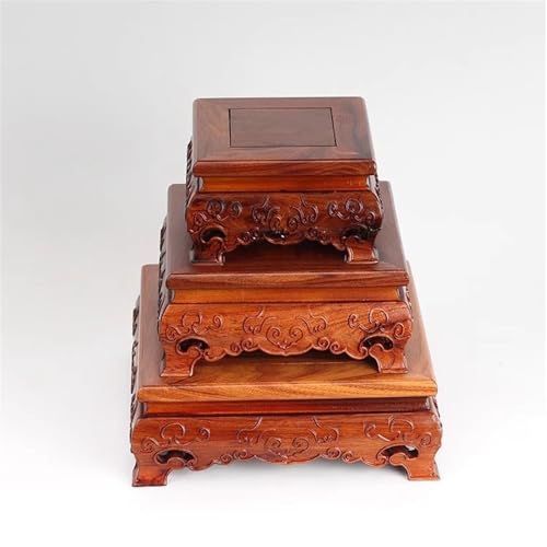 Support pour bonsaï en bois rectangulaire grand modèle - 6