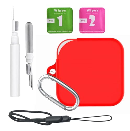 Image of Reiox Silicone Case Cover for CMF by Nothing Buds Pro 2 with Combo (Red)