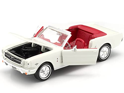 Ford Mustang Convertible 1964 1/24 Motormax miniatura 4