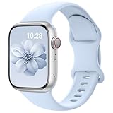 Cinturino sportivo in silicone compatibile con cinturini Apple Watch da 40 mm, 38 mm, 41 mm, 44 mm, 45 mm, 42 mm, 49 mm, unisex, morbido, impermeabile, cinturino sportivo di ricambio per iWatch Series