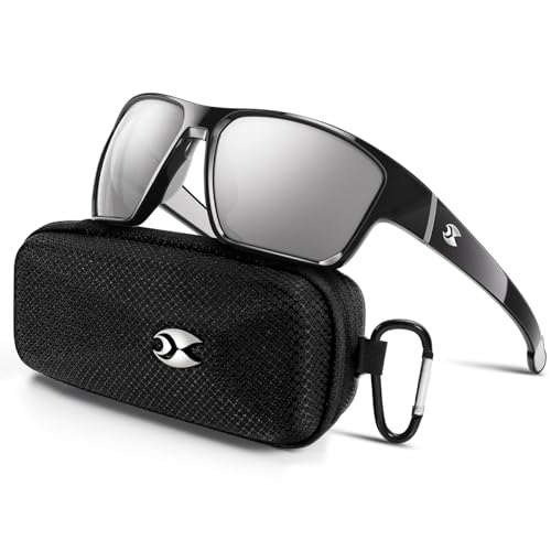 Image of suoso Sports Polarized Sunglasses for Men: Womens UV400 Protection Sun Glasses Wrap Around Goggles for Fishing Driving TR90