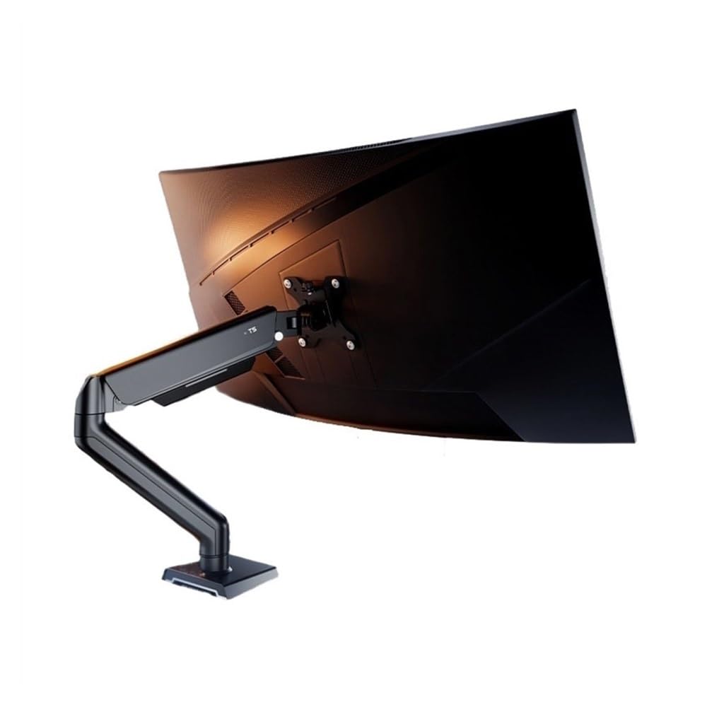 SaryEdge Height - Adjustable Monitor Stand Arm 17"-32" Single Monitor Arm Mount, Aluminum Monitor Desk Stand, Articulating Mechanical Spring Arm Holds up to 19,