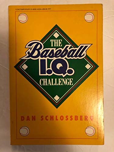 The Baseball I.Q. Challenge 0809245264 Book Cover