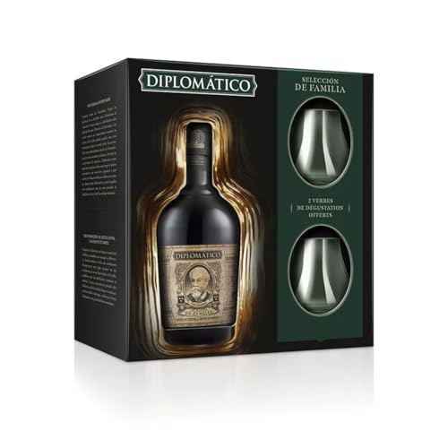 Coffret Diplomatico Seleccion de Familia + 2 verres