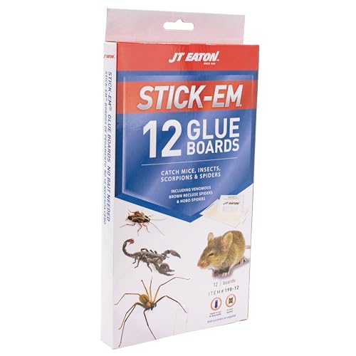 Stick-Em Mouse & Insect Glue Trap – Non‑Toxic Mess‑Free