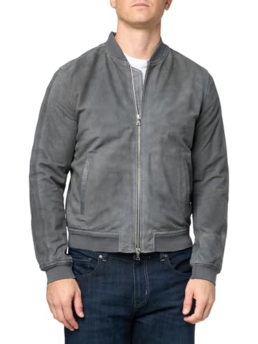 John Varvatos Men's Khai Leather Jacket