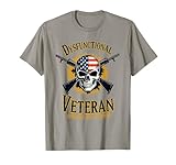 Dysfunctional Veteran Approach With Caution Patriotic Humor T-Shirt