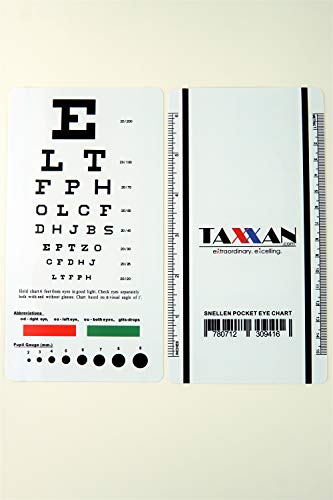 Taxxan Otoscope, Dual-Head Stethoscope, Taylor Hammer, C128 Tuning Fork, Led Medical Penlight, Snellen Pocket Plastic Eye Chart, Tape Measure Compatible With Any Otoscope Ophthalmoscope #TOP5