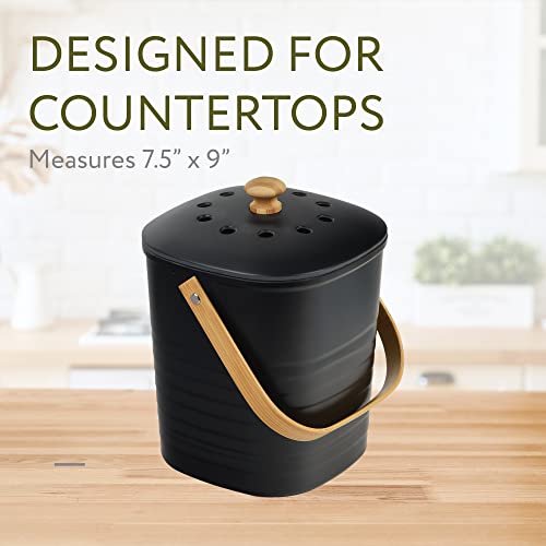 IMPRESA-2-Pack-Bamboo-Compost-Bin-for-Kitchen-Holds-1-Gallon-Each-Countertop-Compost-Bin-with-Lid-Bamboo-Kitchen-Composter-Indoor-Compost-Bin-for-Food-Waste