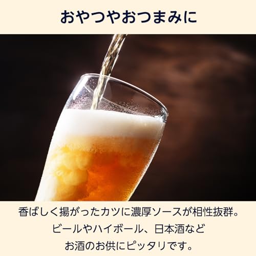 by Amazon ひとくちソースカツ 500g 大容量 チャック付き袋