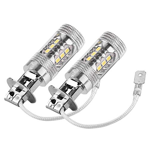 Gorgeri For H3 Led Bulb H1 H3 12V-24V 80W Car Driving Fog Lights，2 Pcs Car High Power Bright Led Fog Daytime Light Bulbs #TOP3