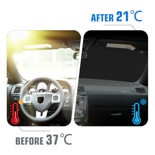 JCRNBU Windshield Sun Shade Fits for Nissan Titan 2016-2019 Accessories by JCRNBU - Used condition - Image 7