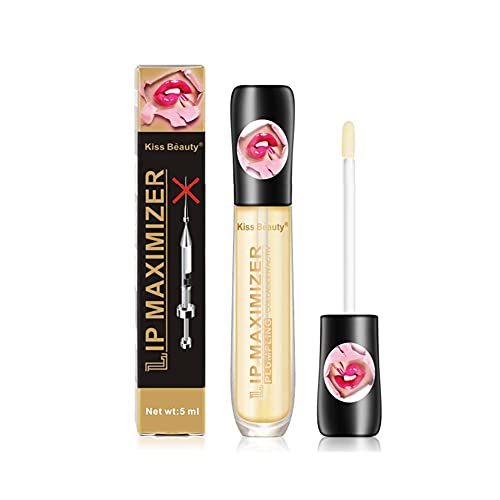 Women Lip Plumper Liquid Lip Care Serum Sexy Lip Gloss Lip Maximizer Fuller Balm Natural Lip Enhancer Lipstick Comestic Tool